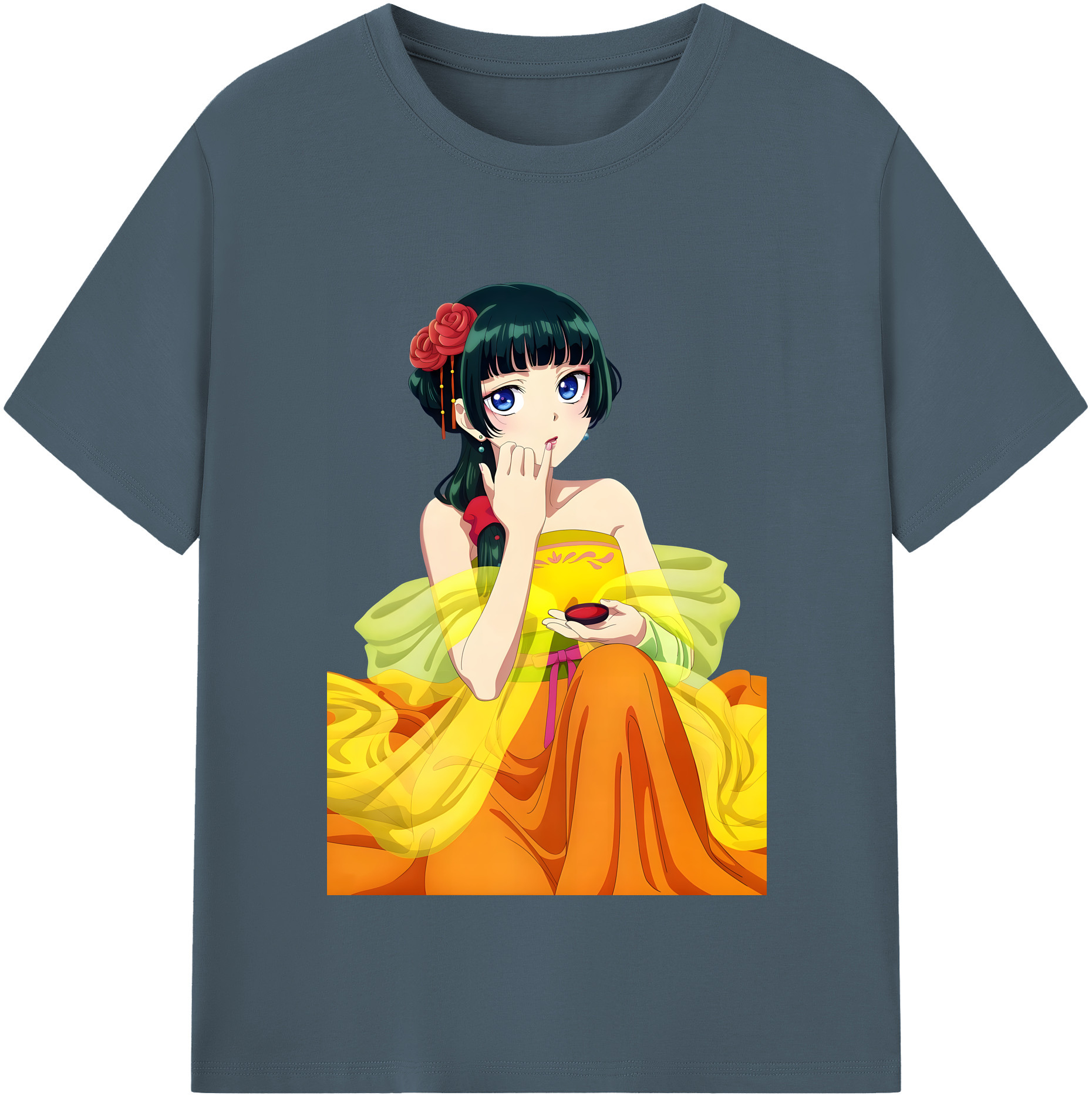 （画像用） 薬屋のひとりごと The Apothecary Diaries 綿100％半袖Tシャツ（フロントプリント）
